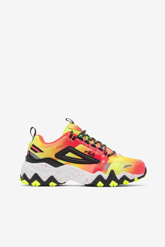 Fila Sneakers Womens Pink/Yellow - Oakmont Tr - Philippines 0475923-AE